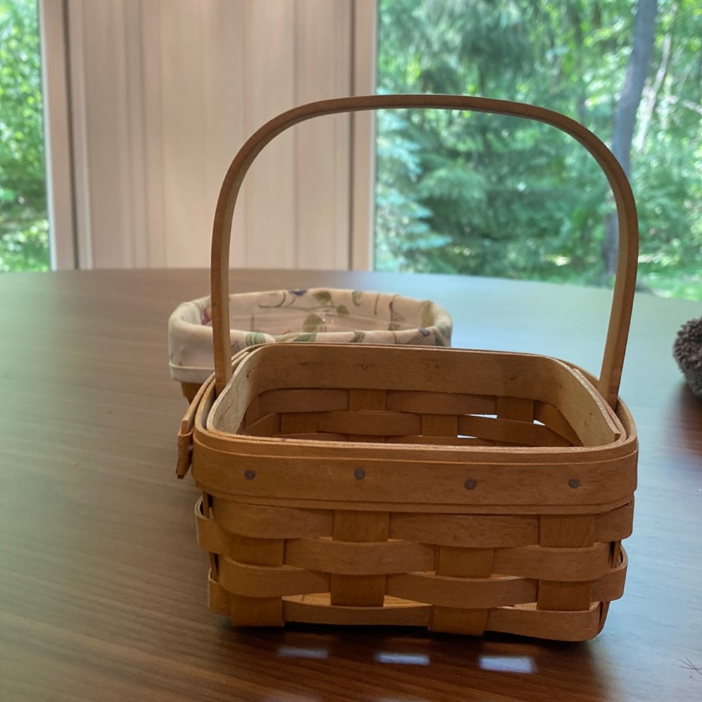 Longaberger small square basket